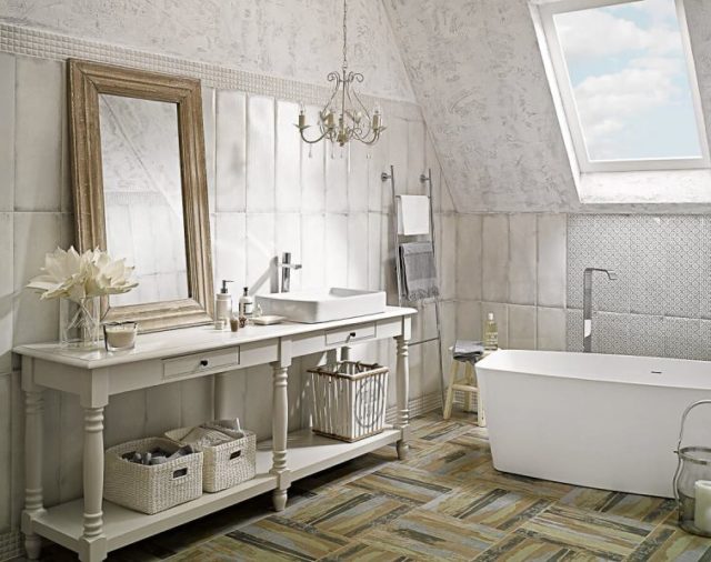Łazienka w stylu rustykalnym