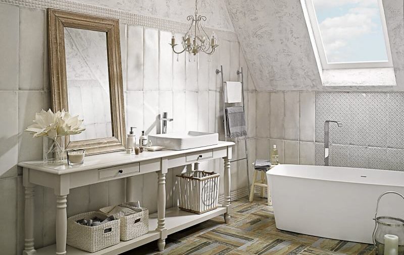 Łazienka w stylu rustykalnym